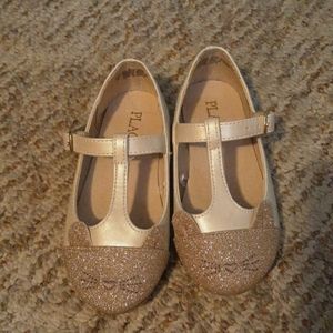 Bunny gold mary janes